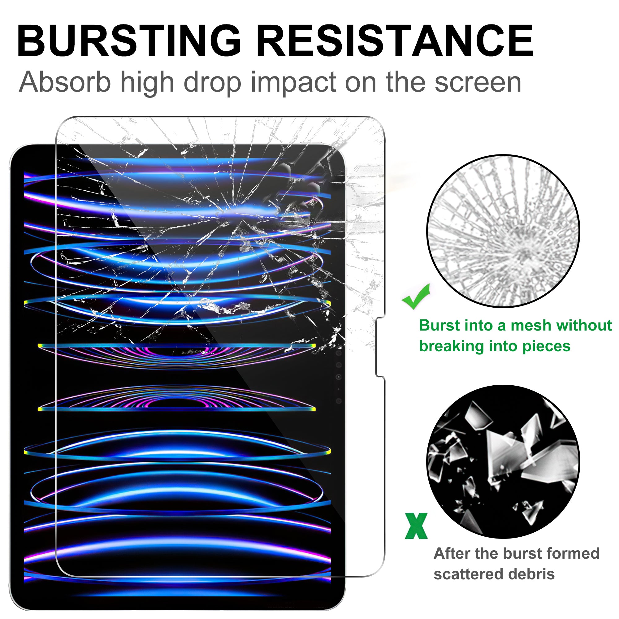 For iPad Pro 11 (2024) Tablet Screen Film Tempered Glass Anti-scratch Screen Protector For iPad Pro 11 (2024) Tablet Screen Film Tempered Glass Anti-scratch Screen Protector